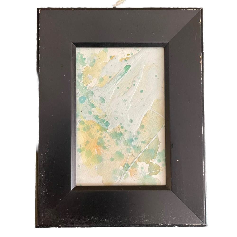 Oman Hosea THE SPIRIT 6x9 Acrylic Painting Original Abstract Expressionism Art